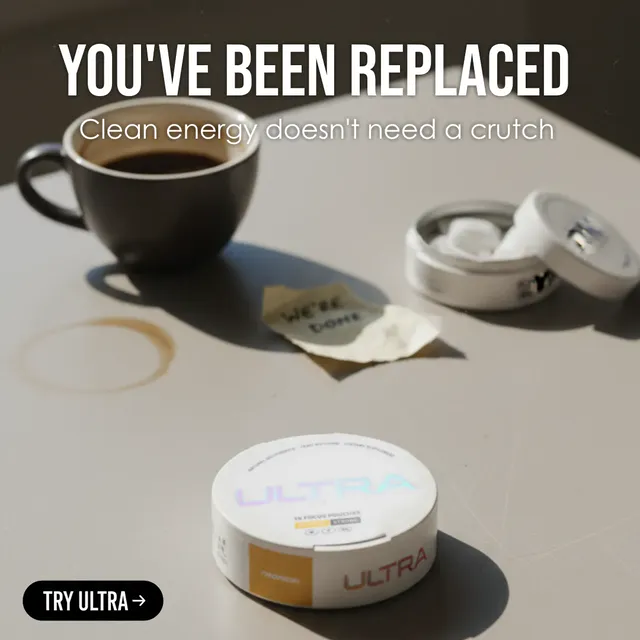 Ultra: the drink the ad positions as a replacement for coffee